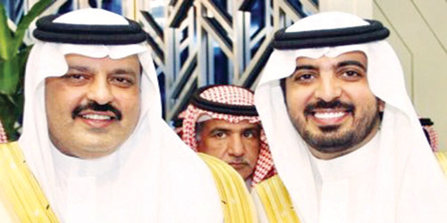  العديم مع أمير حائل في مناسبة سابقة