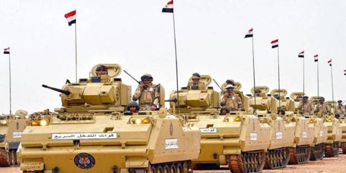 الجيش المصري يواصل عمليته العسكرية الشاملة ‏ 