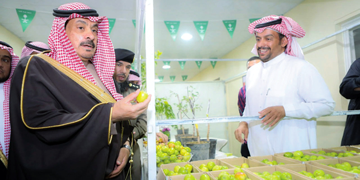  المبارك خلال جولته بمهرجان العبري الأول
