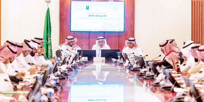  جانب من لقاء م. السالم برجال الأعمال والصناع في منطقة القصيم