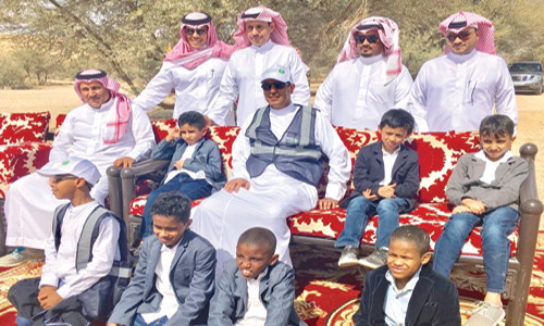  مدير عام الصندوق خلال حملة التشجير