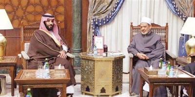 ولي العهد يؤكد على أهمية دور مختلف الأديان والثقافات في تعزيز التسامح ونبذ العنف والتطرف 