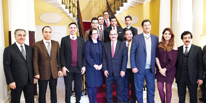  الوفد الإعلامي السعودي خلال زيارته للمركز