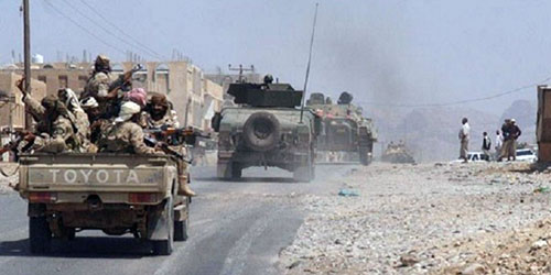 الجيش اليمني يفرض سيطرته على خمس ‏مناطق جديدة 
