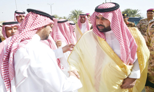  سموه خلال العزاء