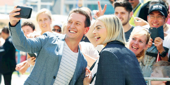 الممثلة مارغو روبي تحضر افتتاح فيلم في أستراليا 