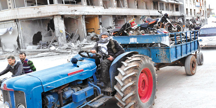  عمليات نهب يقوم بها بعض الأفراد الذين شاركوا في تحرير عفرين وسط تنديد بأفعالهم