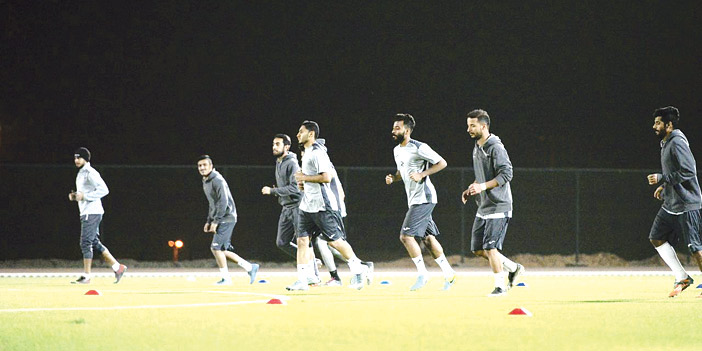  فريق الطائي تمرن لأول مرة تحت الأضواء الكاشفة