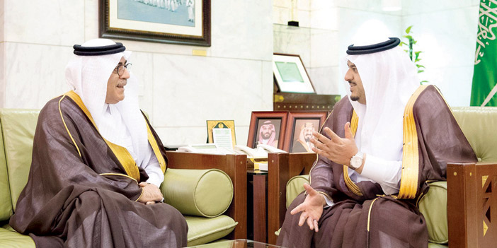 نائب أمير منطقة الرياض يستقبل وكيل وزارة الخارجية 