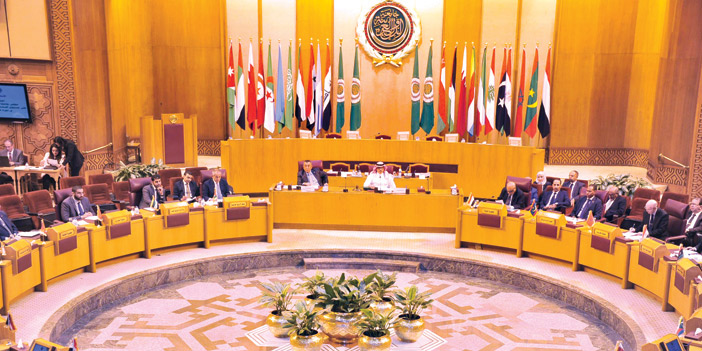  جانب من الاجتماع في الجامعة العربية