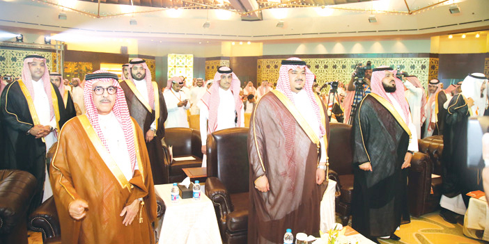  لحظة وصول سموه إلى مكان الحفل