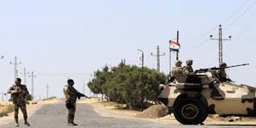 الجيش المصري يقضي على أربعة مسلحين بسيناء 