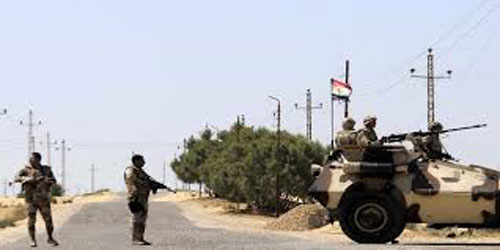 الجيش المصري يقضي على أربعة مسلحين بسيناء 