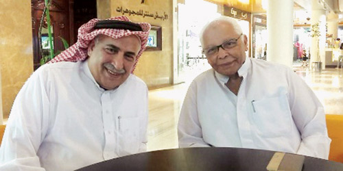  سعد مصلوح وأبو أوس