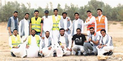 جامعة الفيصل تنظم مبادرة «إماطة» بتنظيف وادي حنيفة 
