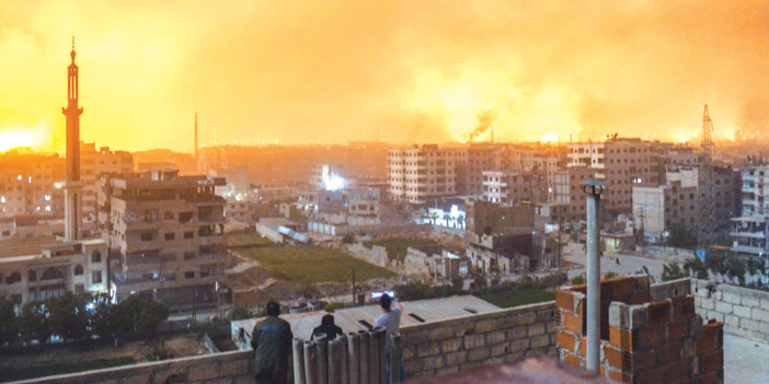  النظام يمطر بلدات جنوب دمشق بالصواريخ الفتاكة