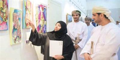 جماعة الفن أقامت معرضها الثاني بولاية صحار في سلطنة عمان 