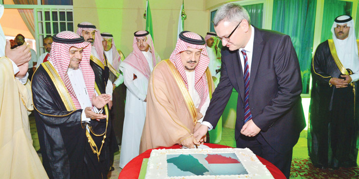 أمير منطقة الرياض يشرف حفل سفارة جمهورية بولندا 