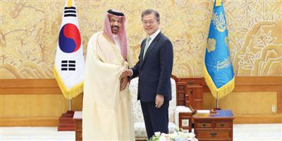 رئيس كوريا الجنوبية يشيد بالعلاقات القوية مع المملكة 