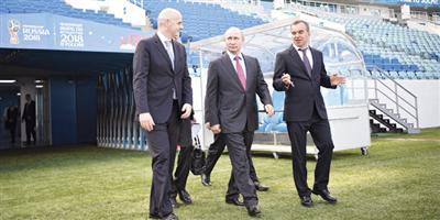 انفانتينو يؤكد أن روسيا «جاهزة تماماً» لاستضافة مونديال 2018 