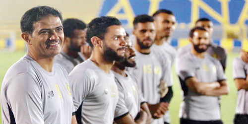  الهريفي في مران سابق