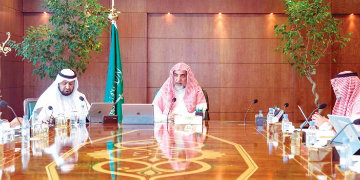 وزير الشؤون الإسلامية يرأس اجتماع اللجنة العليا لتقنية المعلومات 