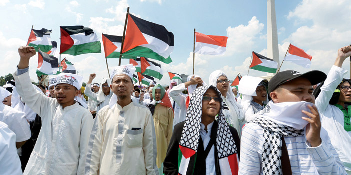  وقفة تضامنية إسلامية مع الشعب الفلسطيني