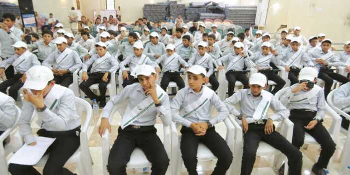  جانب من الاحتفال بتأهيل الأطفال الذين جندهم الحوثي