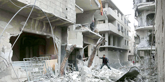  الدمار يحل على المدنيين في سوريا وهم بين قطبي الدمار داعش والنظام
