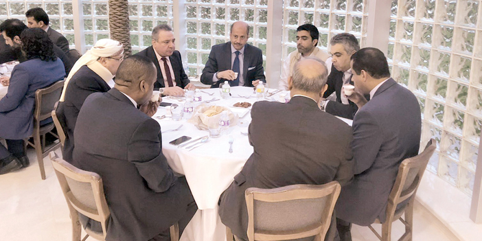 السفير السديري يقيم حفل إفطار رمضاني لسفراء الدول الإسلامية 