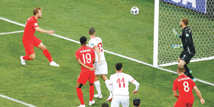  من مباراة تونس وإنجلترا