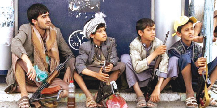 حقوق الإنسان اليمنية: المليشيات الانقلابية جندت 15 ألف طفل 