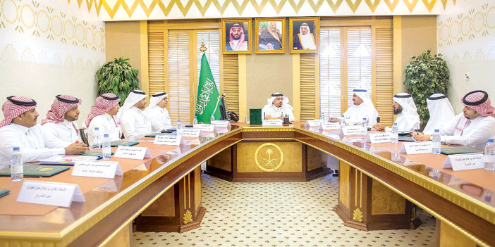  اجتماع مراحل تنفيذ مشروعات اتفاقية الشراكة بين الإمارة وشركة الاتصالات بالقصيم