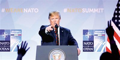 ترامب يؤكد التزام أمريكا بـ«النيتو».. وحلفاؤه يزيدون الإنفاق على الدفاع 