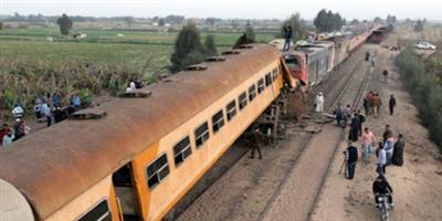 عشرات المصابين في حادث قطار بمصر 