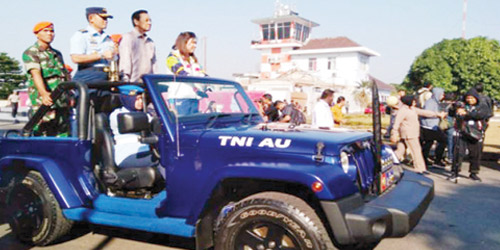  وصول الشعلة إلى إندونيسيا