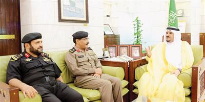 الأمير محمد بن عبد الرحمن يستقبل مدير عام الدوريات الأمنية 