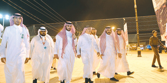  السليم لدى زيارة المهرجان