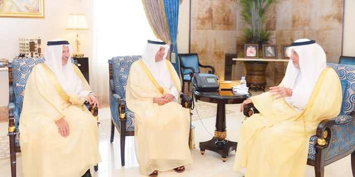  سموه خلال الاستقبال