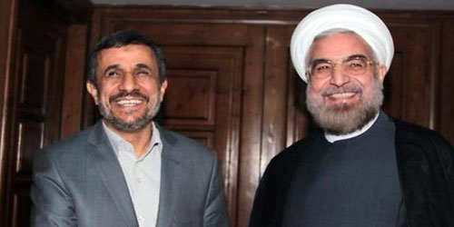 نجاد يدعو روحاني إلى التنحي 