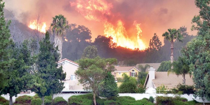 ارتفاع عدد قتلى حرائق كاليفورنيا إلى ثمانية 