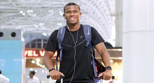  ريبامار أثناء وصوله للمدينة المنورة