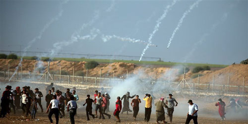 إصابة 190 فلسطينياً في قطاع غزة  