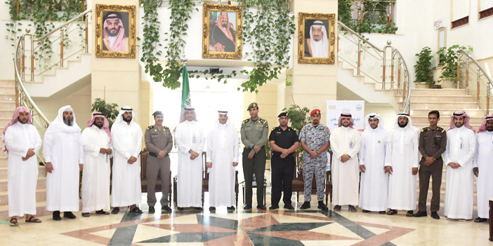  وكيل محافظة الرس ومديرو الجهات الحكومية والأمنية