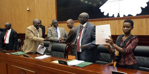 متمردو جنوب السودان يوقعون اتفاق سلام 