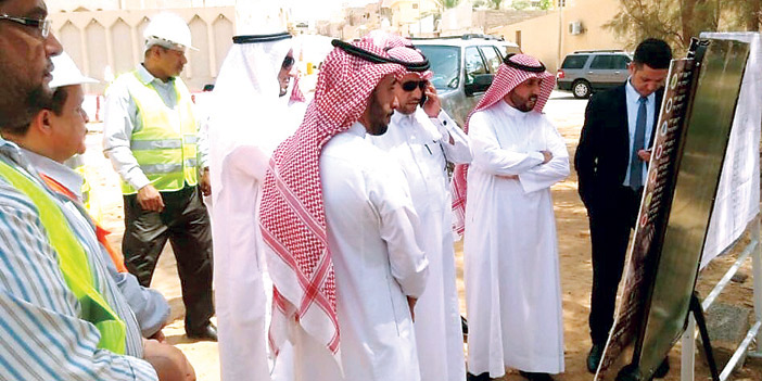   من الجولة التفقدية للمشاريع