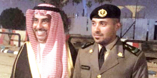  العمار بجانب ابنه المهندس عبدالله