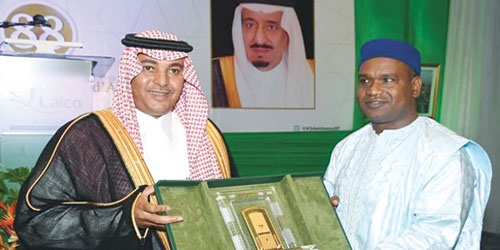  السفير الحمودي خلال رعايته حفل السفارة