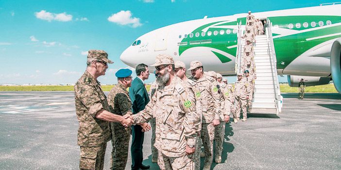  لقطات من وصول القوات السعودية المشاركة