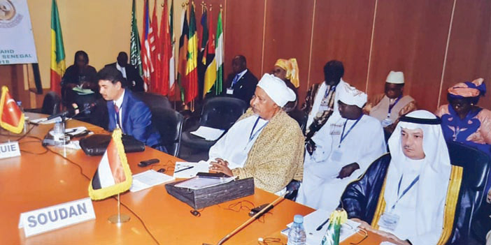  د. العنزي خلال تمثيله مجلس الشورى في الاجتماع